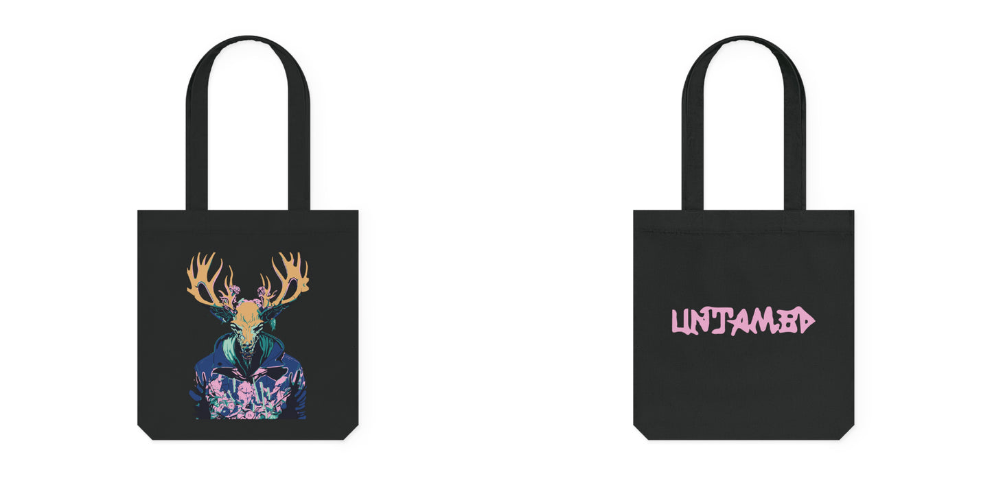 Tote bag met Skull hert