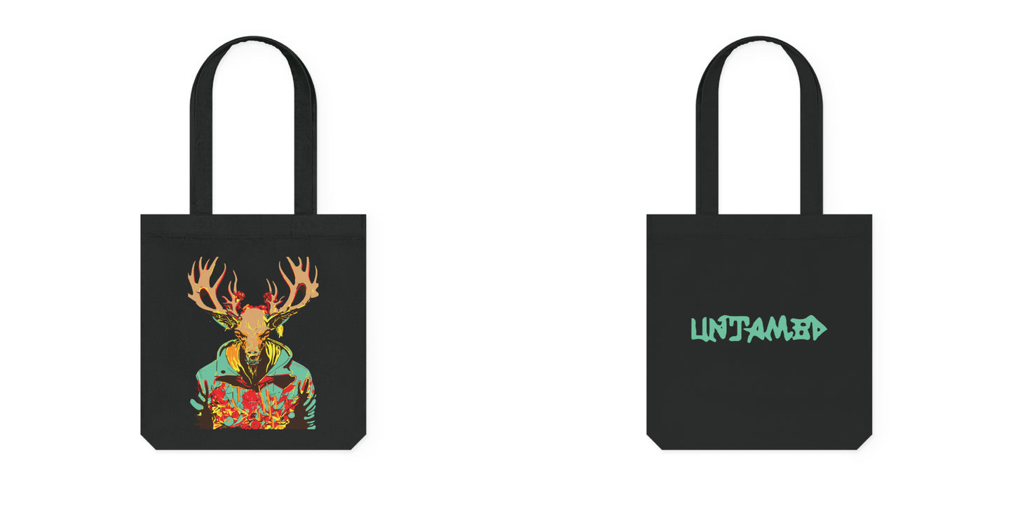 Tote bag met Skull hert