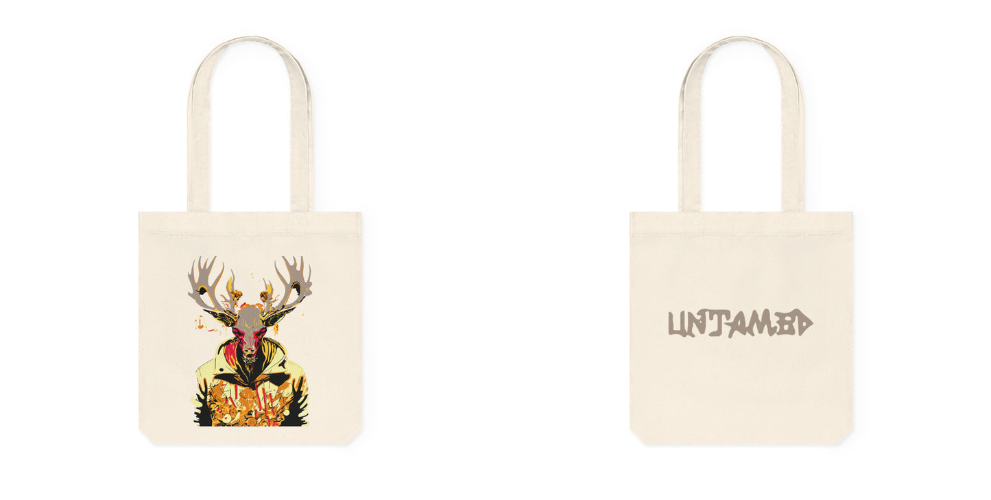 Tote bag met Skull hert