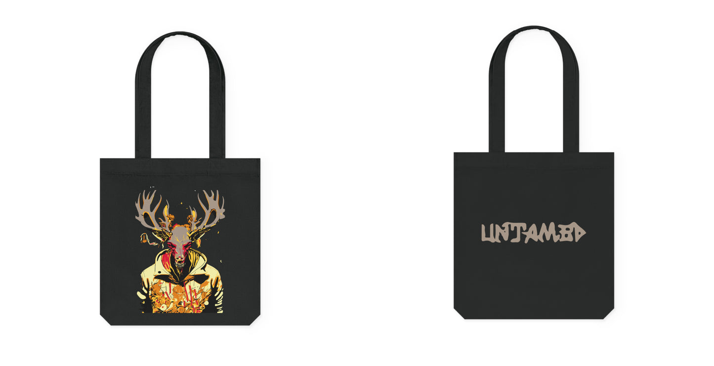 Tote bag met Skull hert