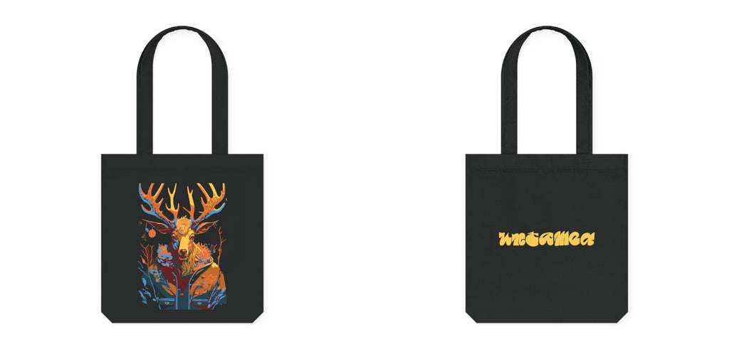 Tote bag met Flower hert