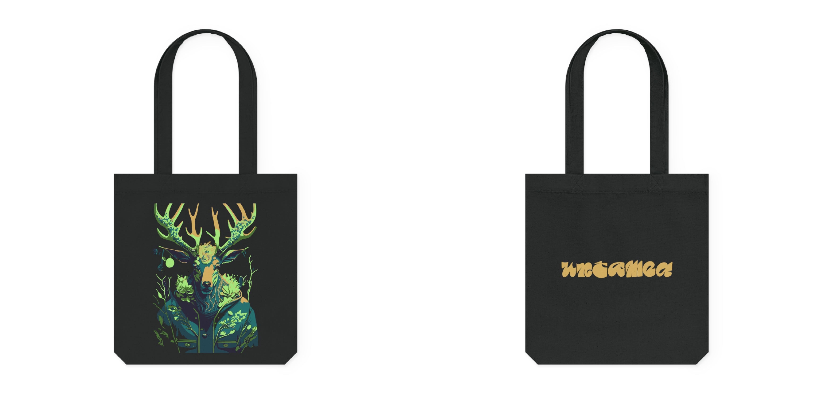 Tote bag met Flower hert