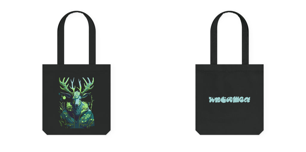 Tote bag met Flower hert