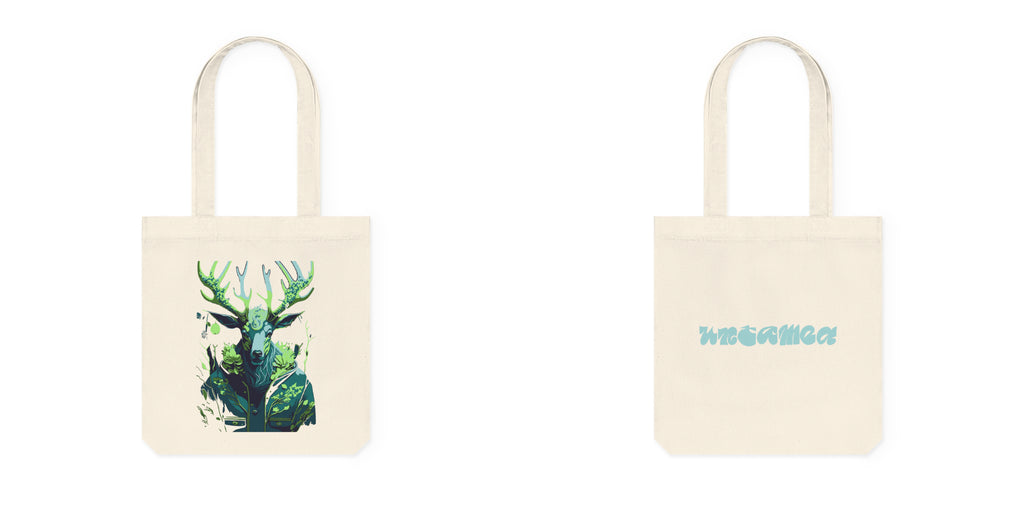 Tote bag met Flower hert
