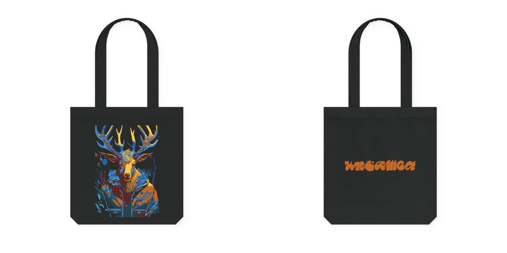 Tote bag met Flower hert
