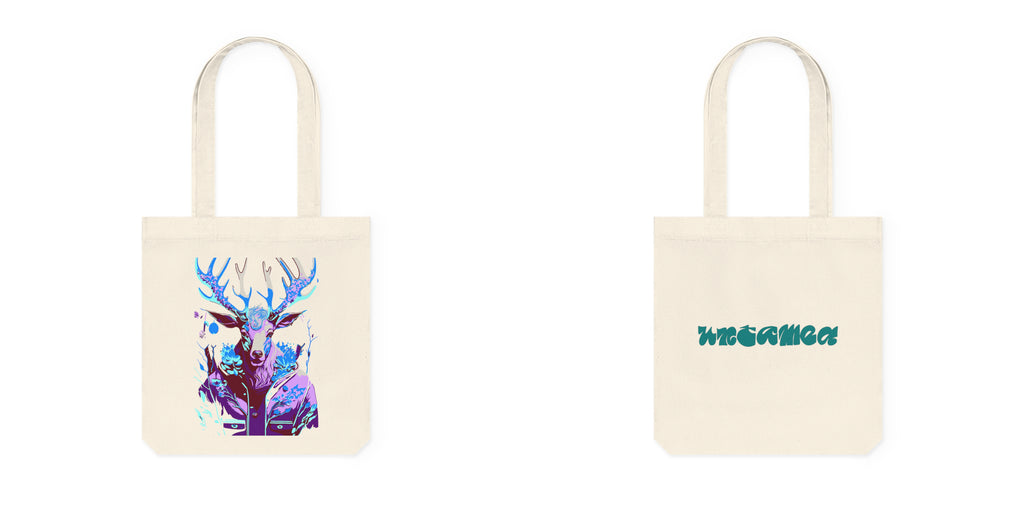 Tote bag met Flower hert