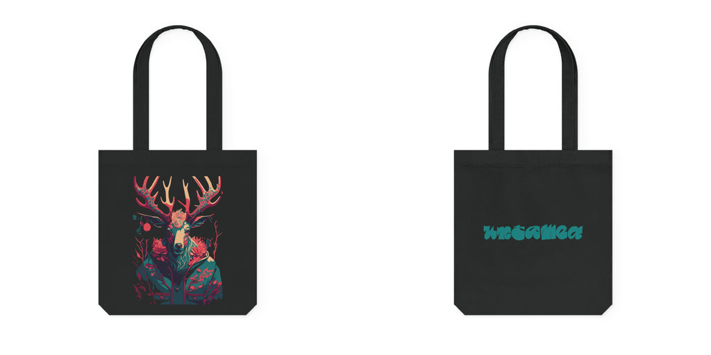Tote bag met Flower hert