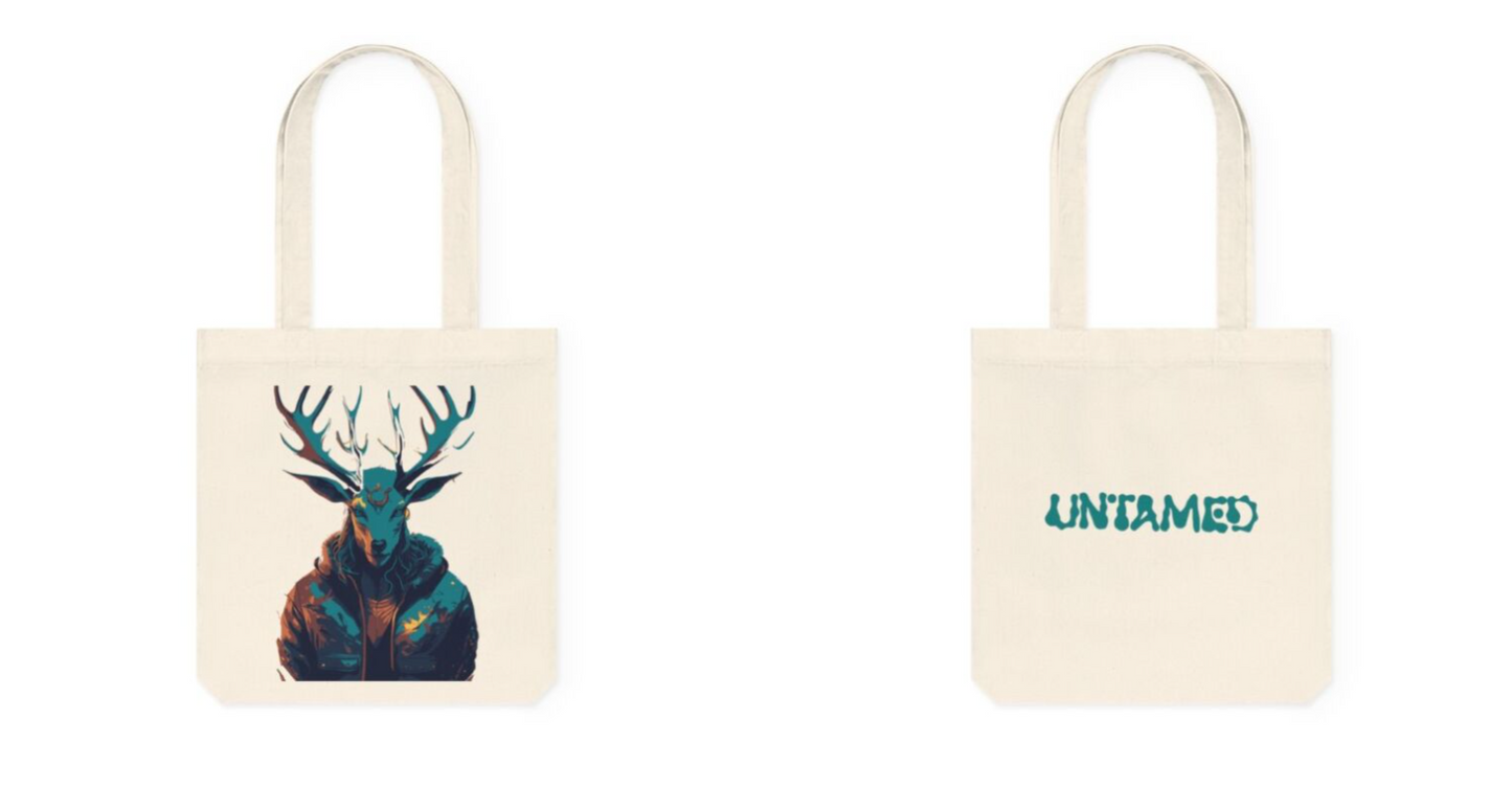 Tote bag met Alien hert