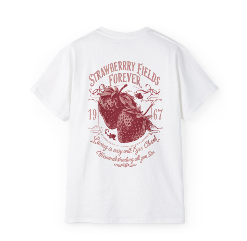 T-shirt Strawberry fields forever