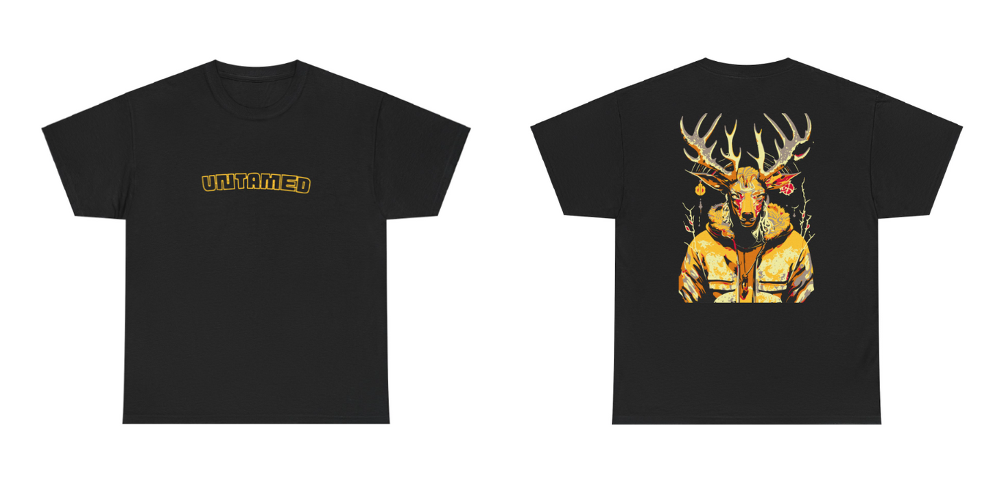 T-shirt met grafisch hert