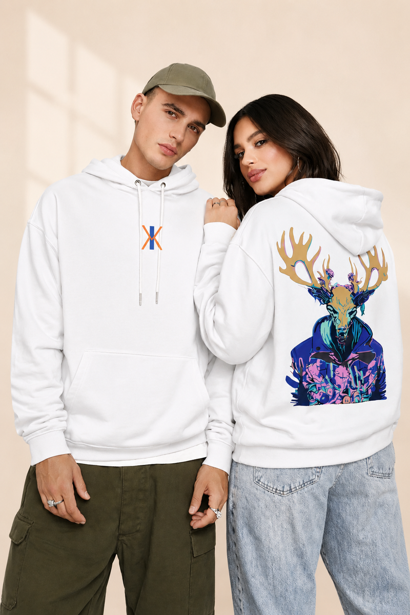 Dark Skull Deer Hoodie