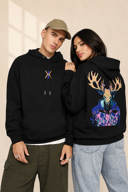 Dark Skull Deer Hoodie